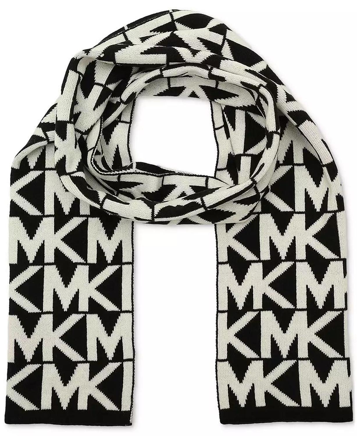 MICHAEL Major MK Repeating Logo Knit Scarf