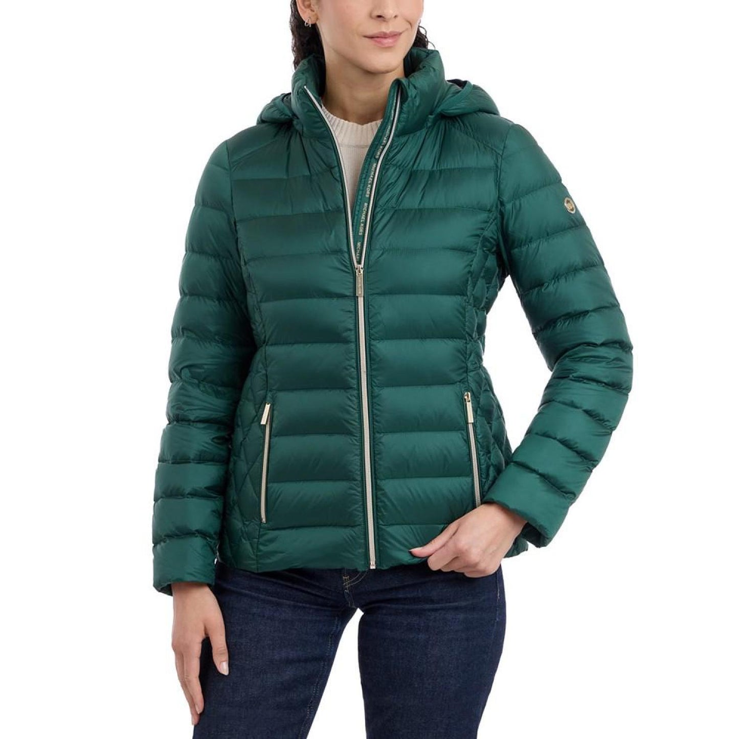 Women's Hooded Packable Down Puffer Coat, Created for Macy's