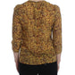 Dolce & Gabbana Sicilian Mosaic Print Silk Blouse