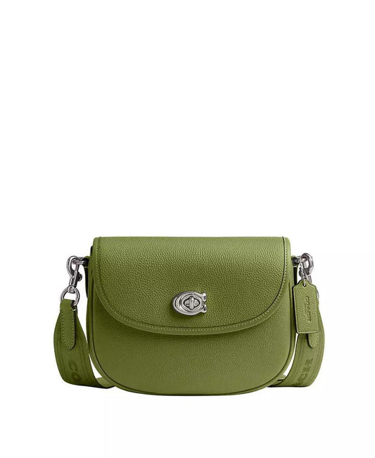 Willow Saddle Bag with Interchangeable Leather and Web Strap