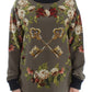 Dolce & Gabbana Enchanted Sicily Silk Crewneck Blouse