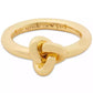 Gold-Tone Double Knot Accent Ring