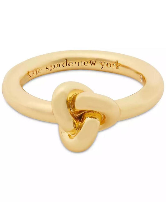 Gold-Tone Double Knot Accent Ring