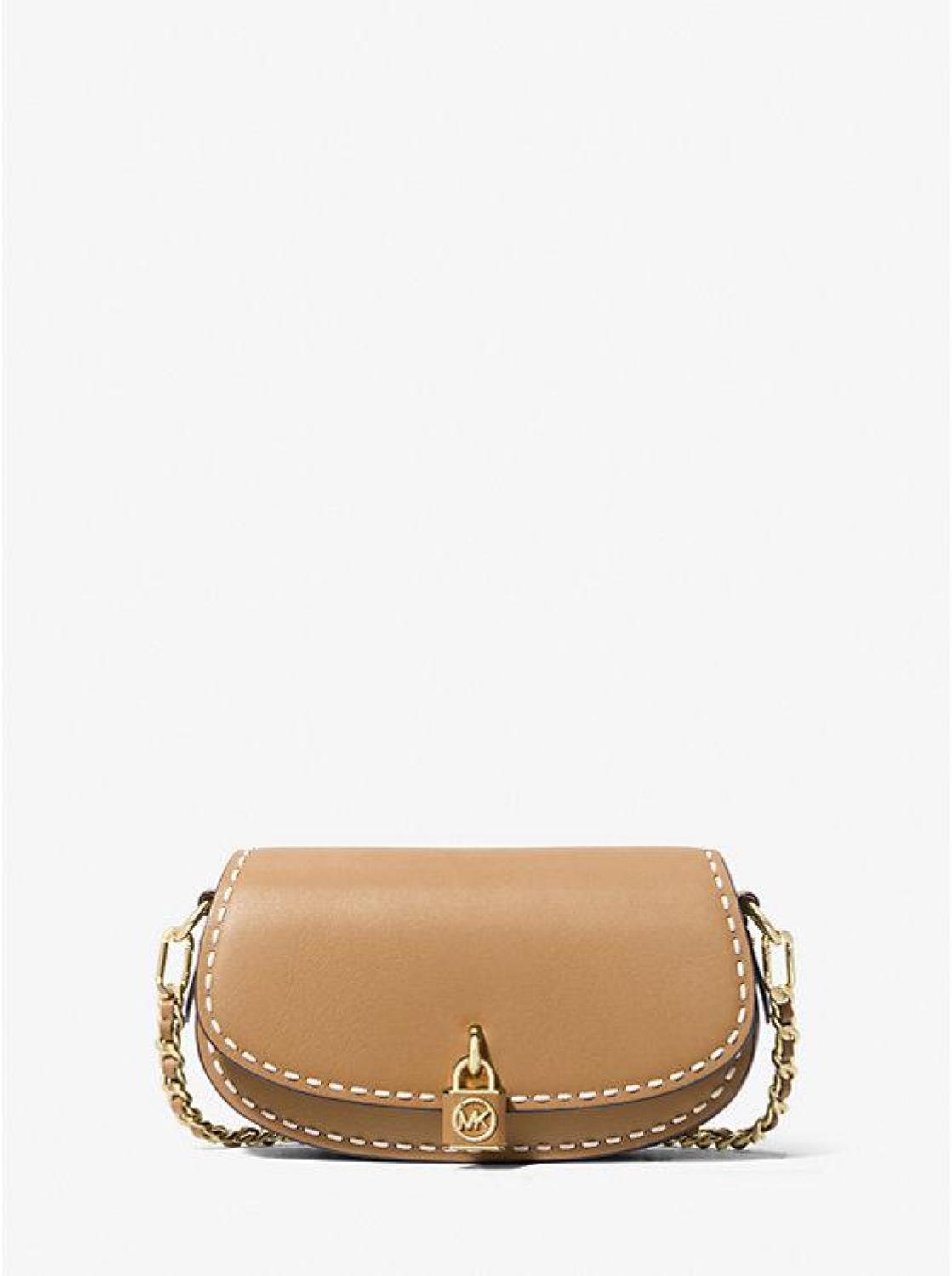 Mila Small Hand-Stitched Leather Shoulder Bag