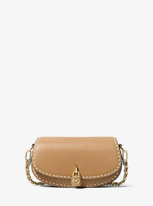 Mila Small Hand-Stitched Leather Shoulder Bag