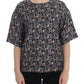 Dolce & Gabbana Enchanted Sicily Silk Blouse with Key Print