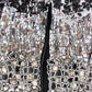 Dolce & Gabbana Silver Crystal Embellished Shift Dress Masterpiece