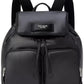 Puffed Puffy Small Leather Backpack