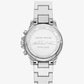 Limited-Edition Oversized Sage Pavé Silver-Tone Watch