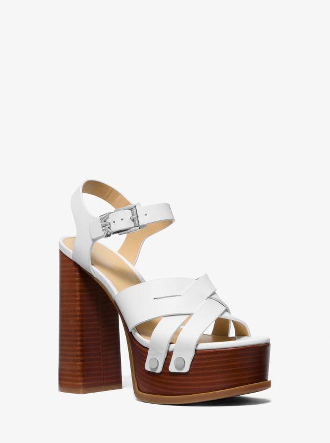 Nora Leather Platform Sandal