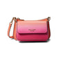 Double Up Ombre Saffiano Leather Double -Up Crossbody