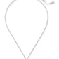 Silver-Tone Pop of Joy Mini Pendant Necklace, 16" + 3" extender