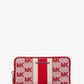 Jet Set Travel Large Striped Logo Jacquard Smartphone Wristlet