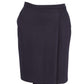 Max Mara Wrap Over Pencil Skirt in Navy Blue Wool