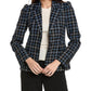 Michael Kors Collection Puff Sleeve Wool Blazer