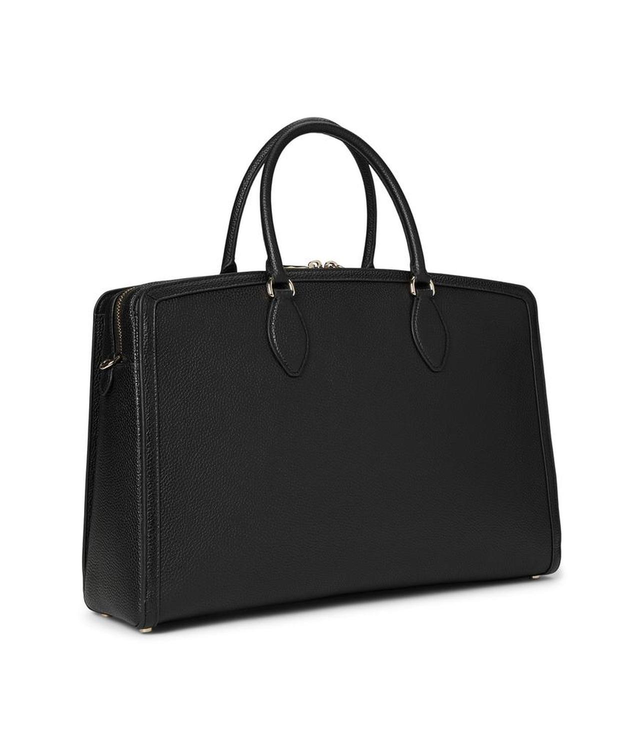 Hudson Pebbled Leather Commuter Laptop Bag