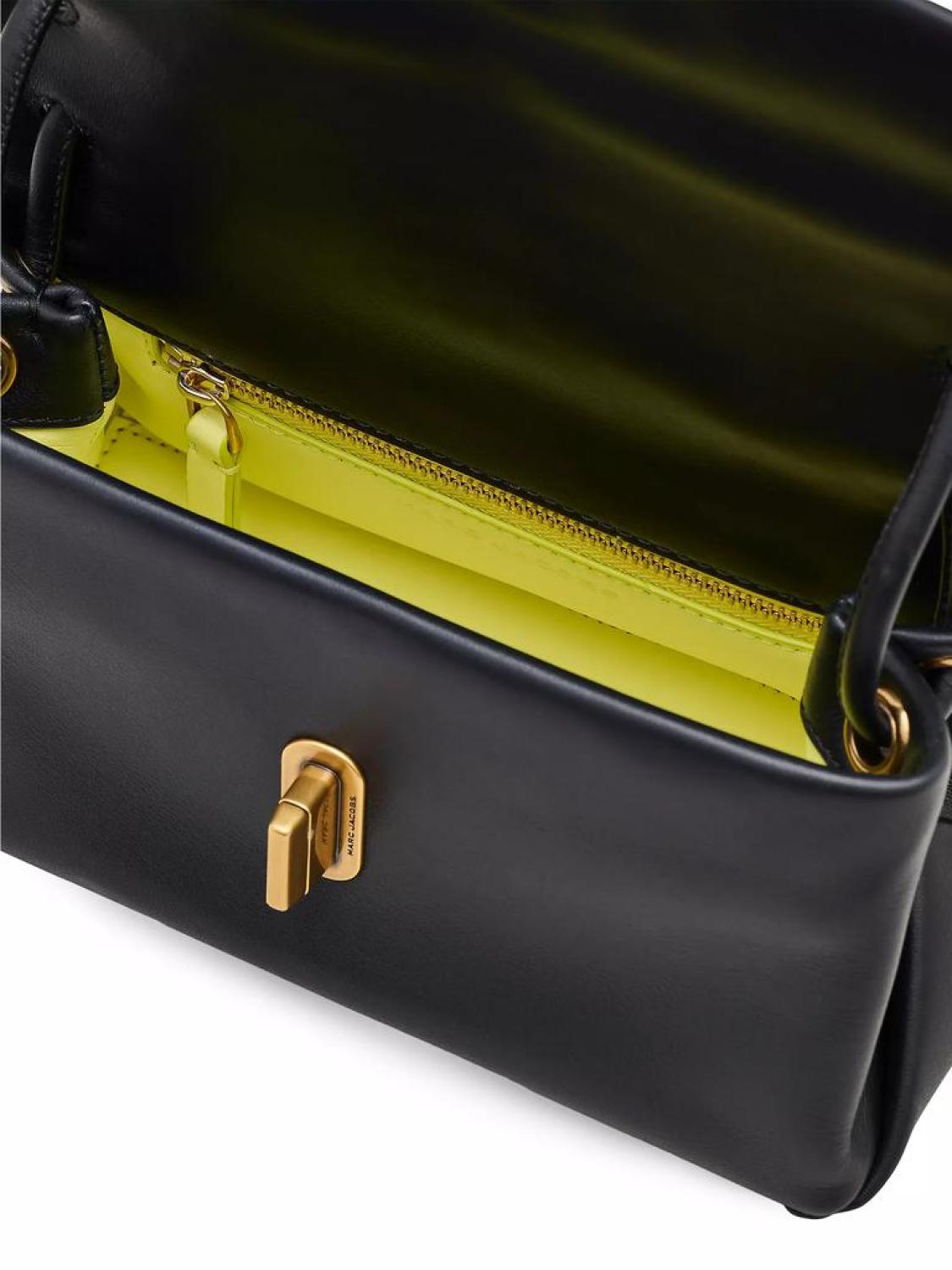 The Mini Dual Leather Top Handle Bag