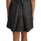 Dolce & Gabbana Houndstooth Floral Appliqué Shift Dress