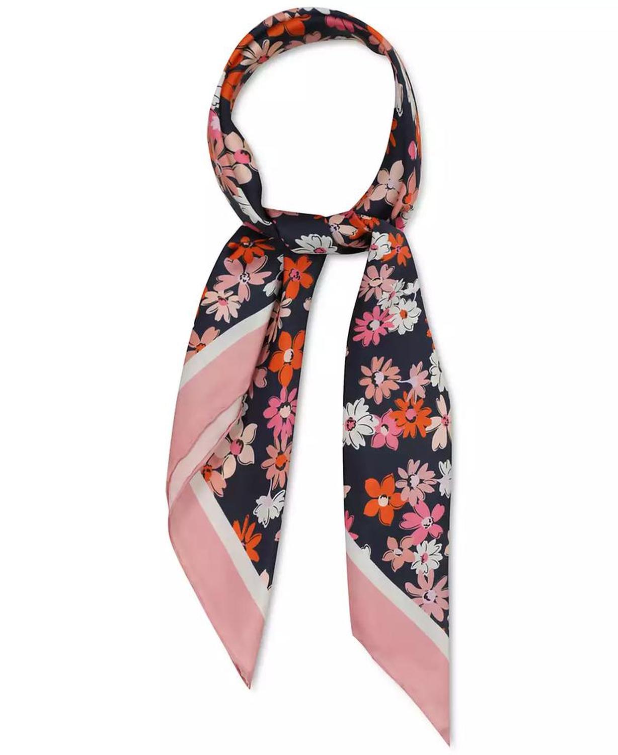 Women's Floral Medley Silk Square Scarf