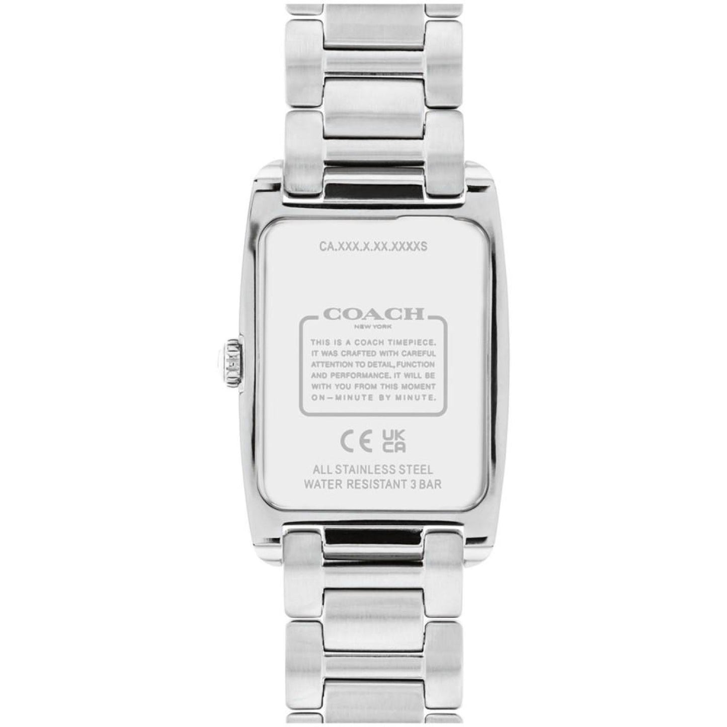 Women's Resse Silver-Tone Stainless Steel Crystal Watch 24mm