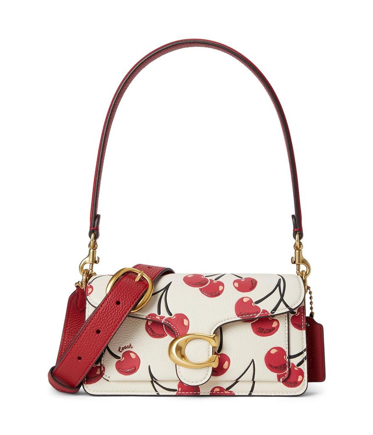 Tabby Shoulder Bag 20 with Cherry Print