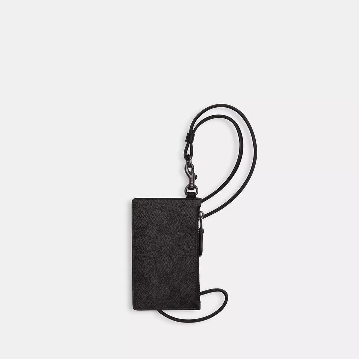 Zip Lanyard Card Case In Signature Canvas