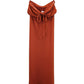 Max Mara Leisure Maxi Dress in Orange Nylon