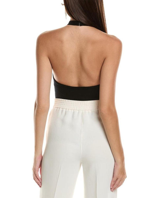 Michael Kors Collection Halter Cashmere-Blend Bodysuit