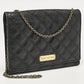 Black Quilted Leather All I One Shoulder Bag