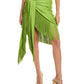 Michael Kors Collection Charmeuse Fringe Sarong