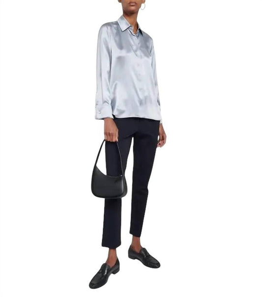 Aiello Silk Blouse In Blue