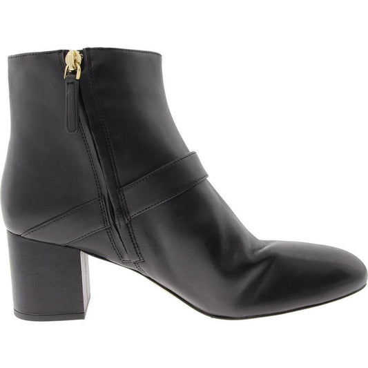 Dakota  Womens Zipper Leather Booties