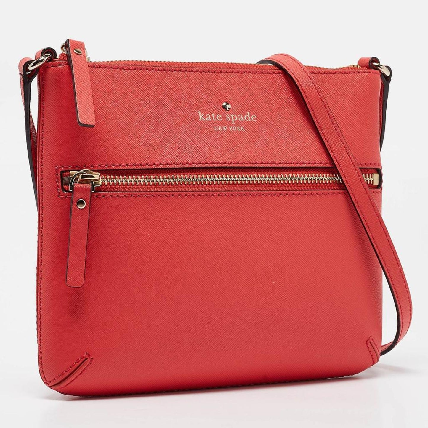 Kate Spade Coral Pink Leather Cedar Street Tenley Crossbody Bag