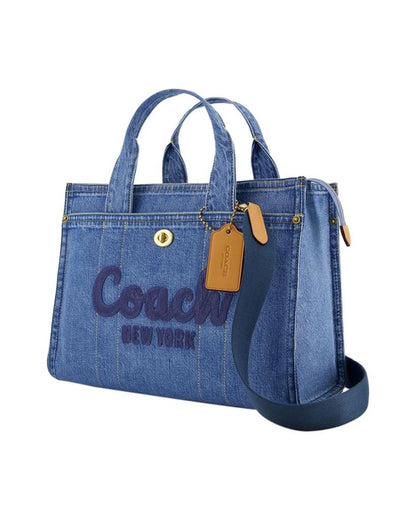 Cargo Tote Shopper Bag -  - Canvas - Blue