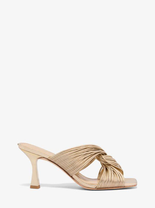 Alessia Metallic Mule Sandal