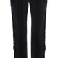 Dolce & Gabbana Elegant Black Torero Capri Pants