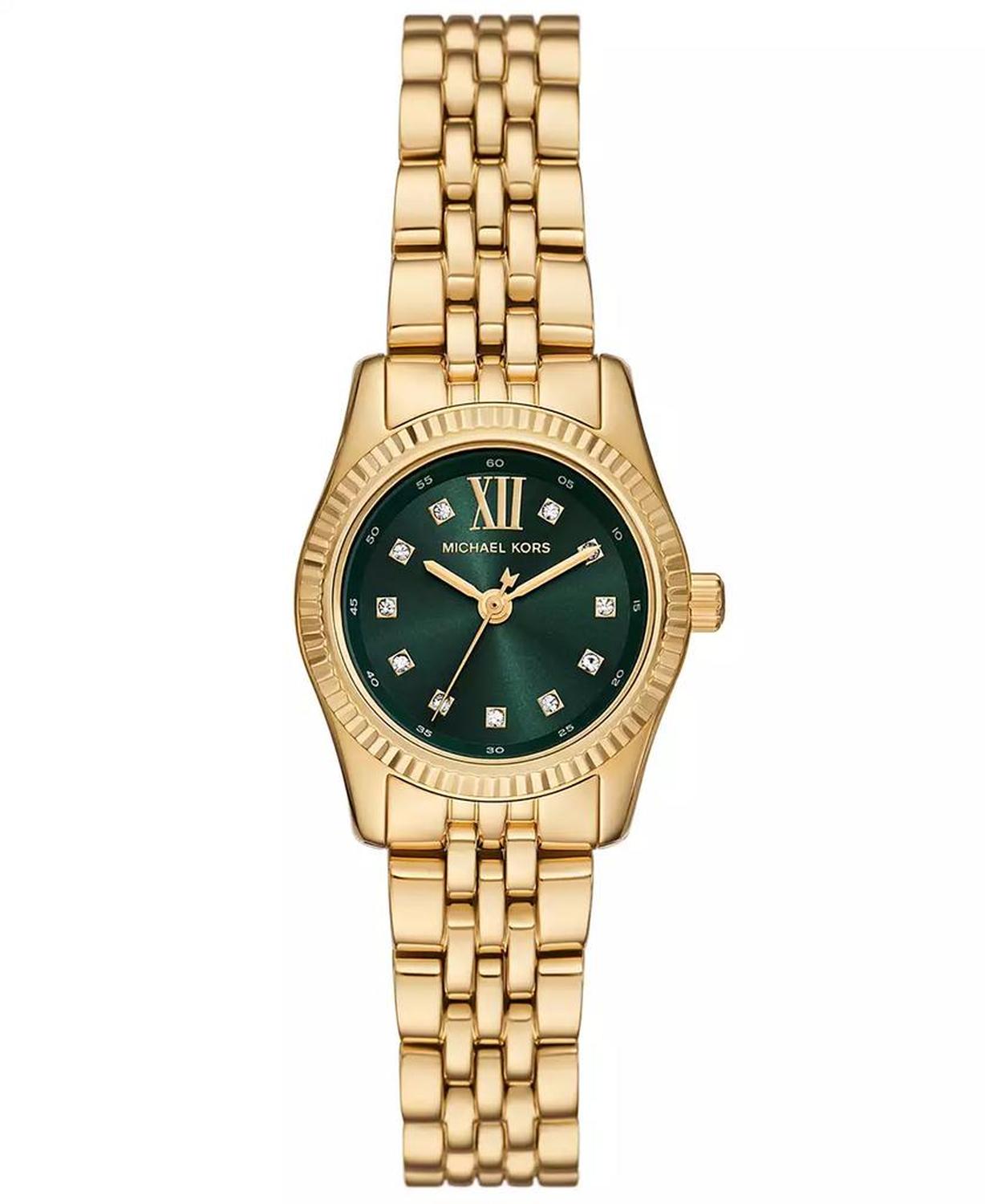 Women's Lexington Three-Hand Gold-Tone Stainless Steel Watch 26mm