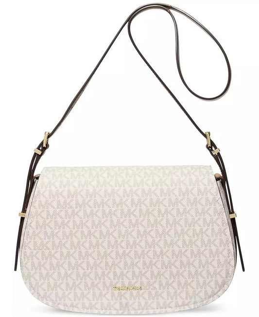 Lydia Small Monogram Flap Messenger