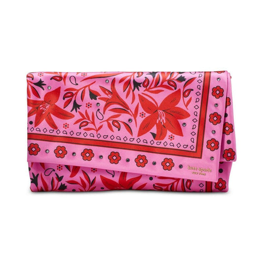 Fold Bandana Printed Fabric Clutch