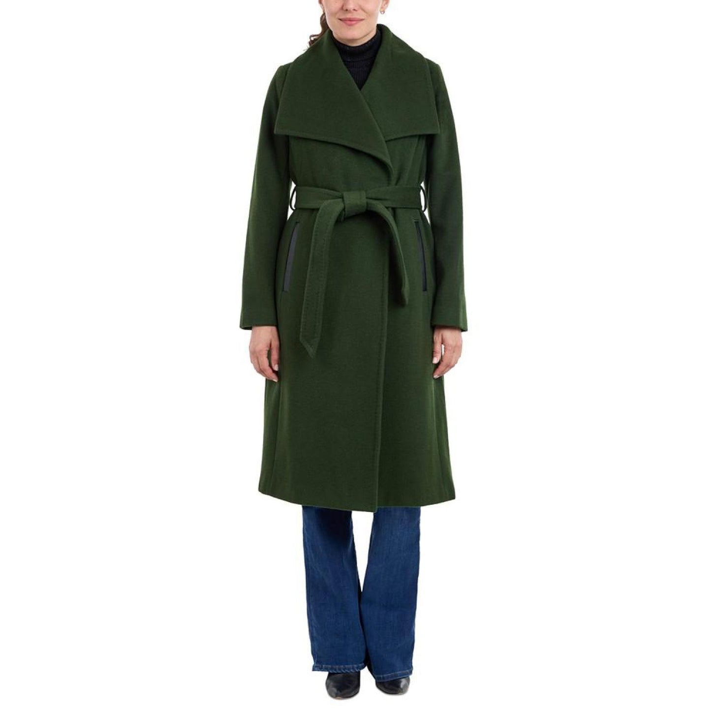 Women's Belted Wrap Coat