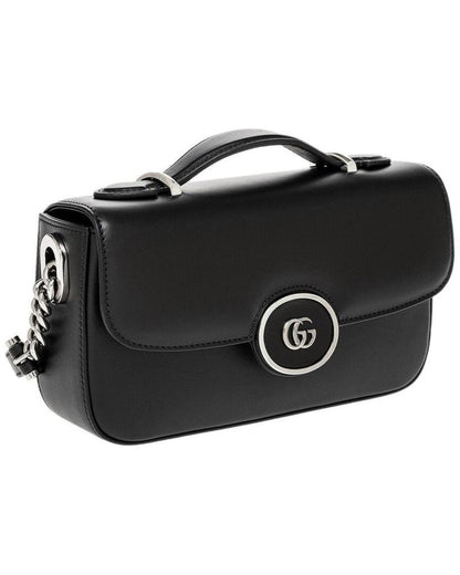 Gucci Petite Mini GG Leather Shoulder Bag