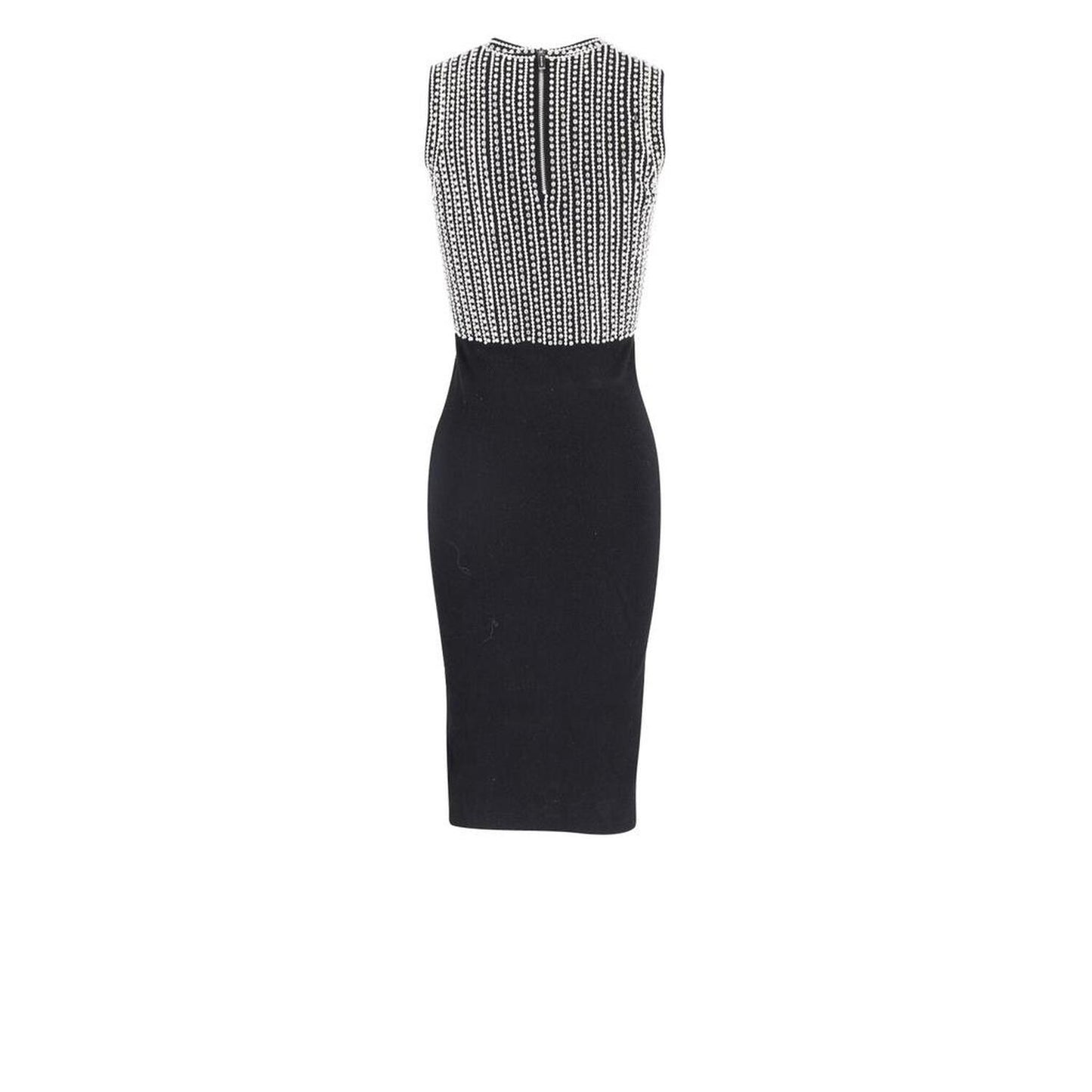 Michael Kors Embellished Sheath Dress in Black Viscose