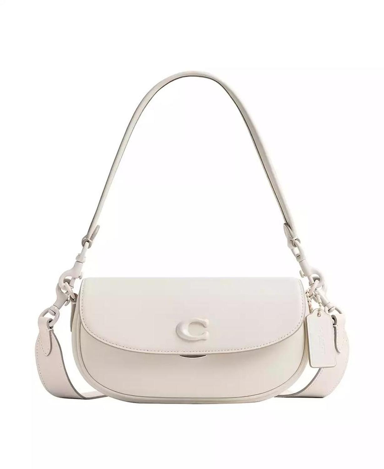 Emmy Leather Mini Saddle Bag