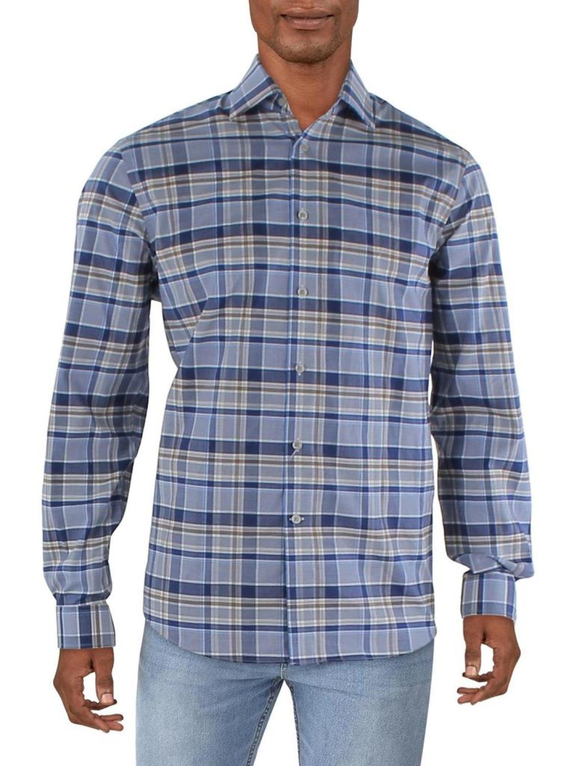 Mens Office Career Button-Down Shirt