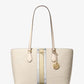 Sheila Large Signature Logo and Metallic Tote Bag