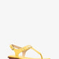 Logo Plate T-Strap Sandal