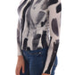 Dolce & Gabbana Elegant Silk Stroke-Pattern Sweater