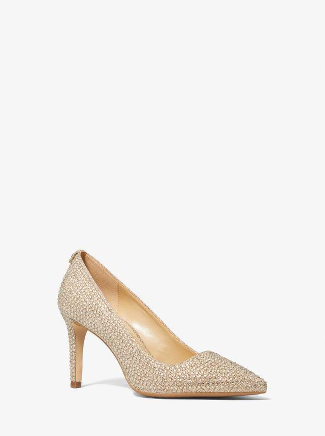 Dorothy Embellished Chain-Mesh Pump