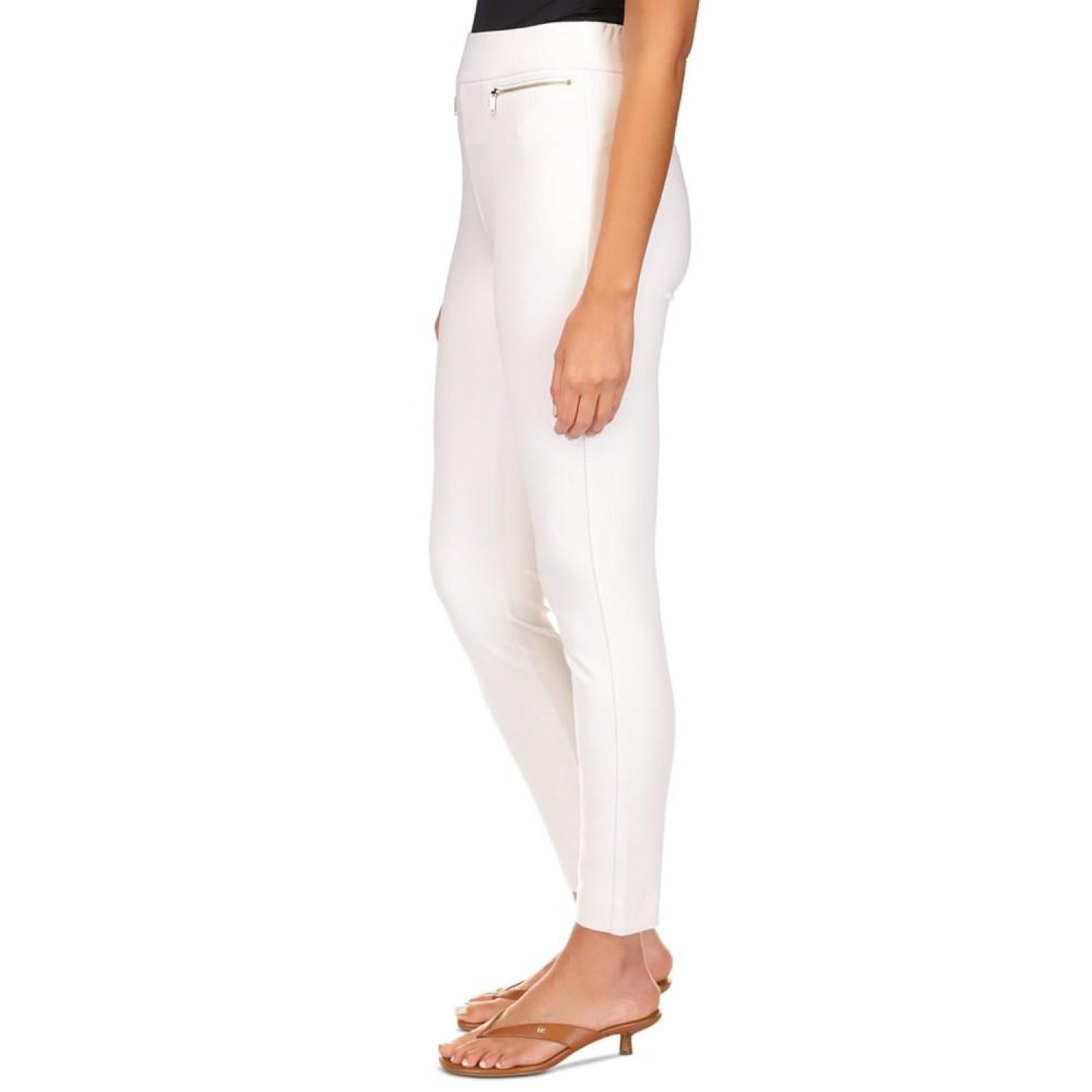 Women's Zip-Pocket Pull-On Trousers