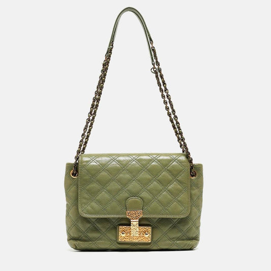 Marc Jacobs Fern Quilted Leather Baroque Shoulder Bag